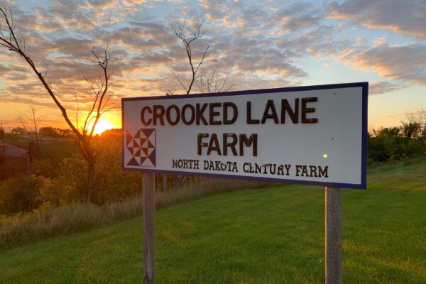 Crooked Lane Farm Colfax North Dakota Sunset